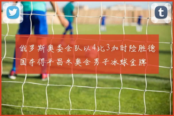 俄罗斯奥委会队以4比3加时险胜德国夺得平昌冬奥会男子冰球金牌